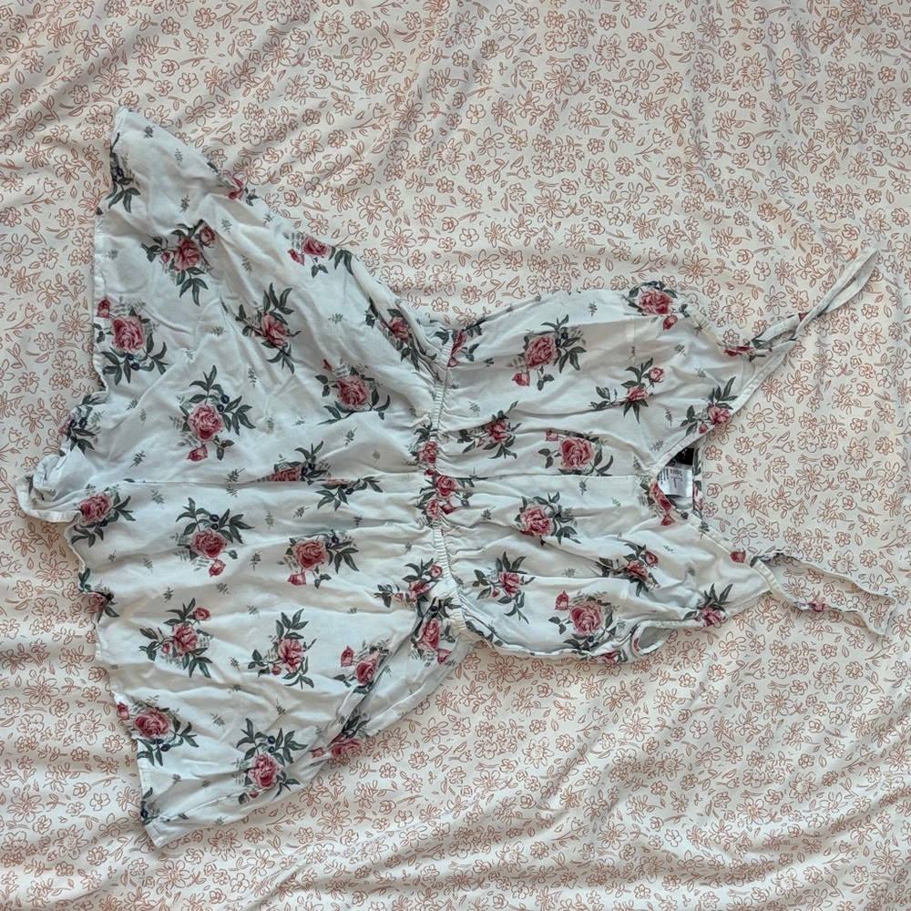 Floral Sleeveless Romper